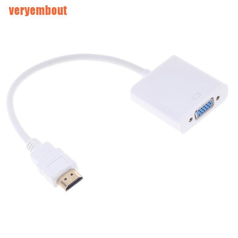 1 Đầu Chuyển Đổi Hdmi Sang Vga Hd 1080p Màu Trắng | BigBuy360 - bigbuy360.vn