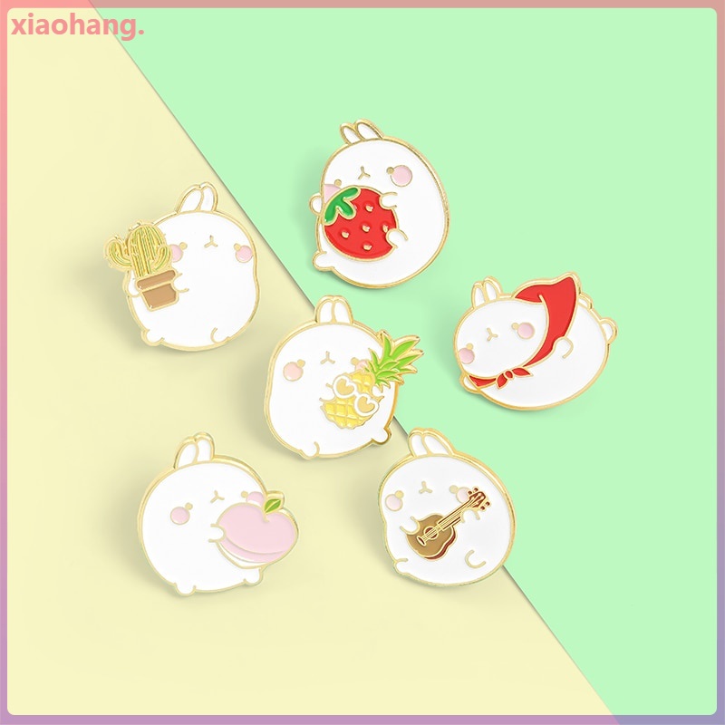 Ghim cài áo kiểu dáng thỏ xinh xắn đáng yêu