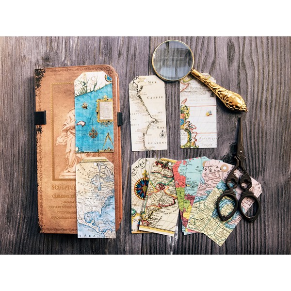 Sticker retro tag thế giới