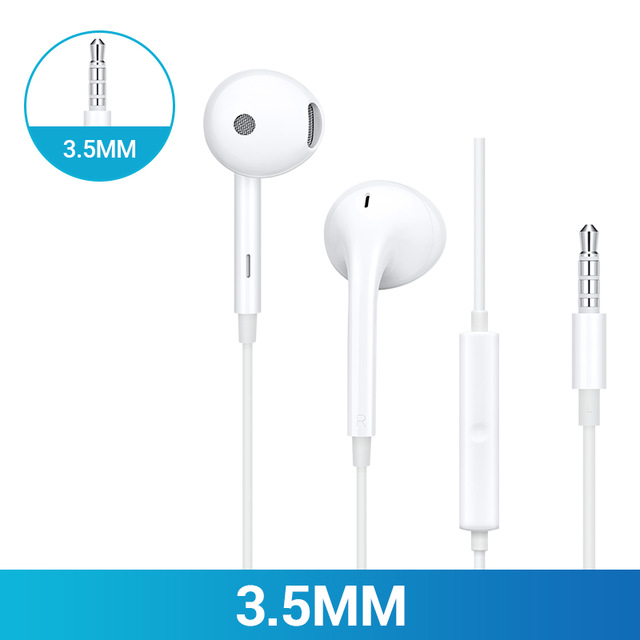 Fit for OPPO R9s R11 Headphones Universal 3.5mm MH135 In-ear Stereo Headset Earphones