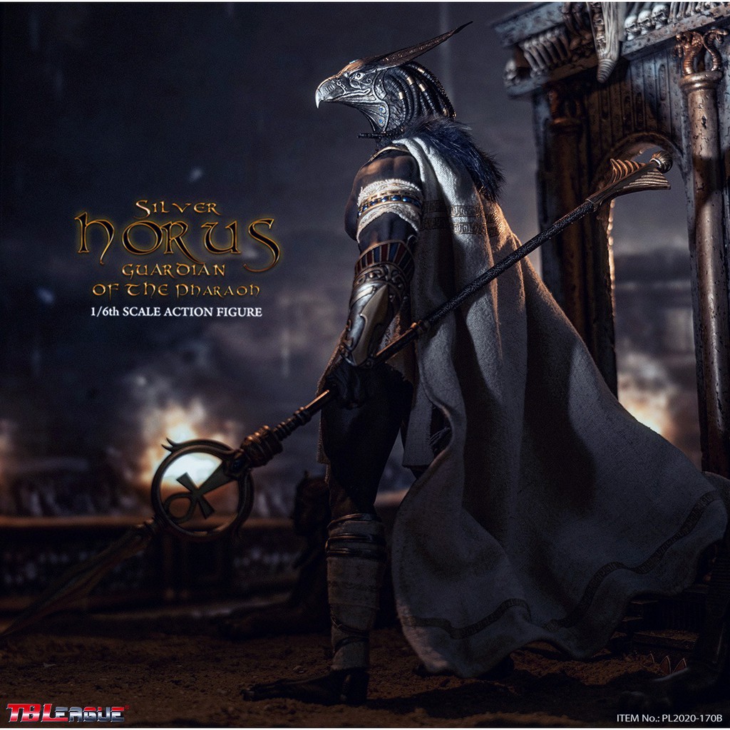 [Hàng có sẵn]Mô hình TBLeague Guardian of Horus Pharaoh 1/6 Scale Action Figure Golden & Sliver - PL2020-170