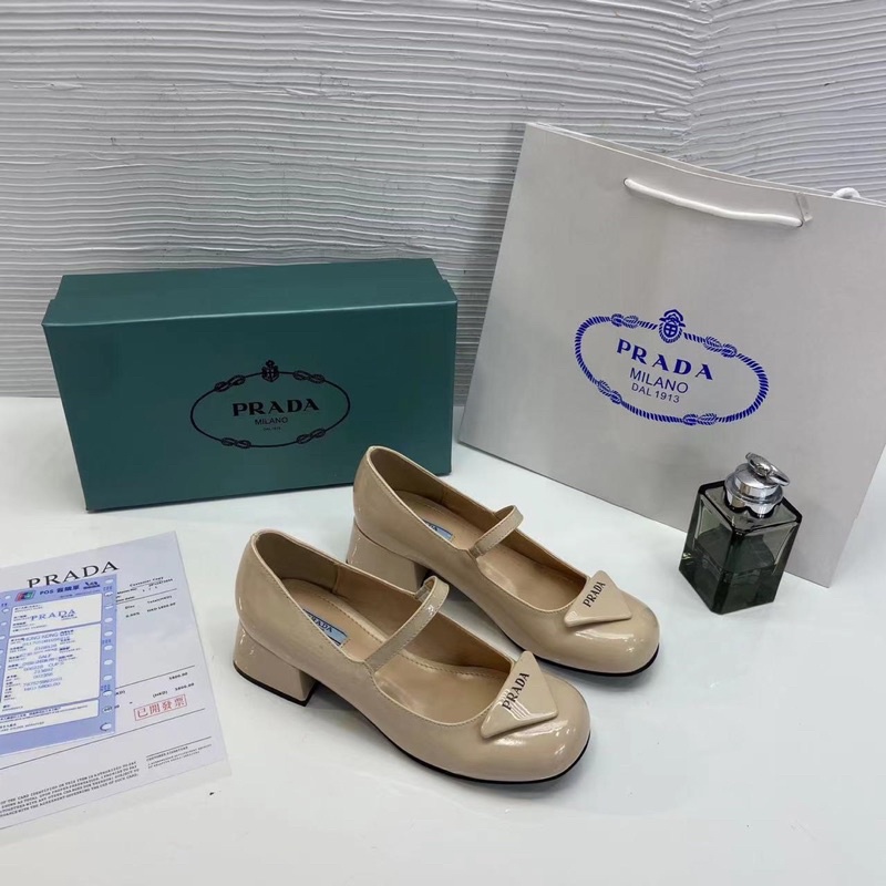 Giày cao gót pra da 3p fullbox