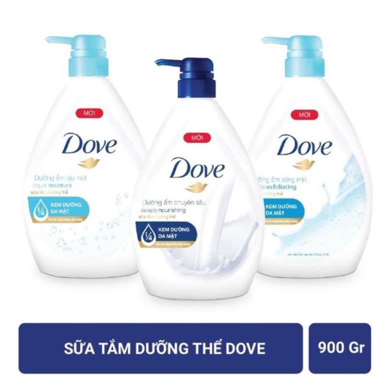 Sữa tắm DoVE 900g dưỡng ẩm chuyên sâu