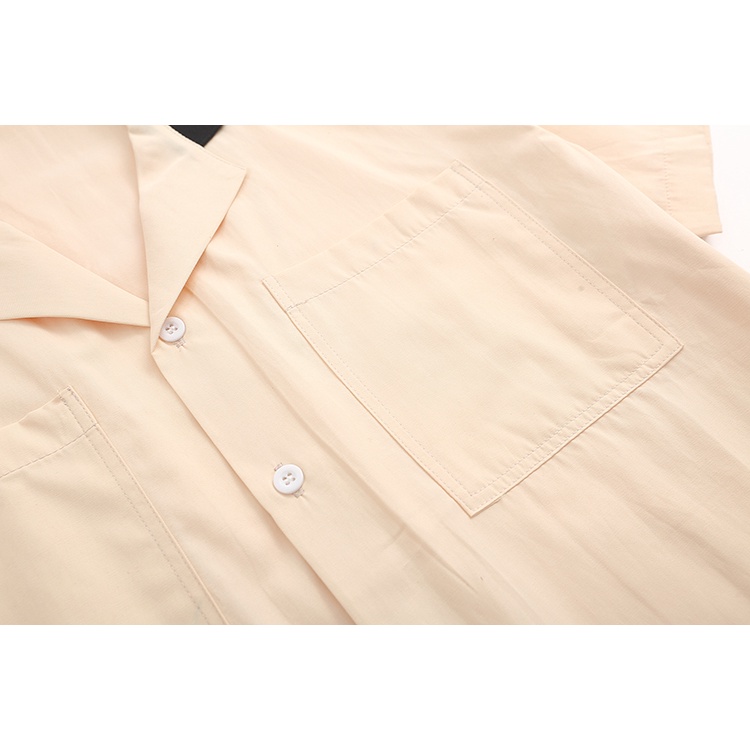 Áo Sơ Mi In Logo B 8rber * - - Chất Lượng Cao Màu Tương Phản