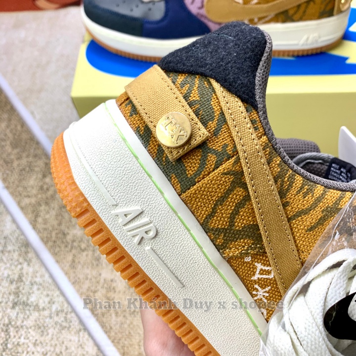 [ Pkdsneaker25 ] Giày Nike x Travis Scott af1 air force 1 one hàng tiêu chuẩn nam nữ