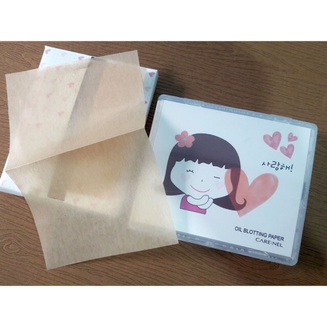 Hộp giấy thấm dầu hàn quốc Carenel 100 tờ | BigBuy360 - bigbuy360.vn