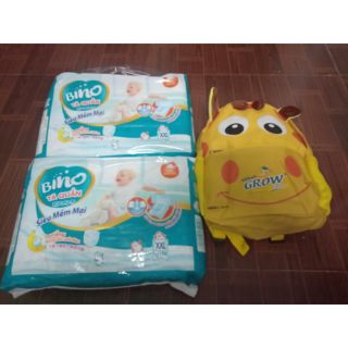 (TẶNG KÈM balo khi mua 2tã)  Khi mua tã quần Bino bịch trung M40 L36 XL32 XXL28