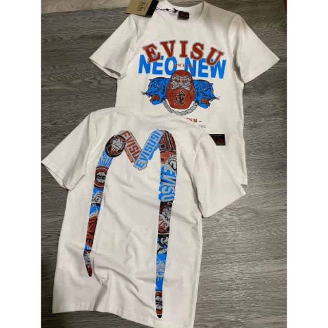 ÁO EVISU 2 MẶT Y ẢNH EV789N