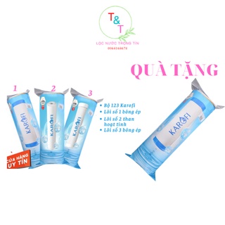3 lõi lọc nước 123 karofi tặng lõi số 1 karofi