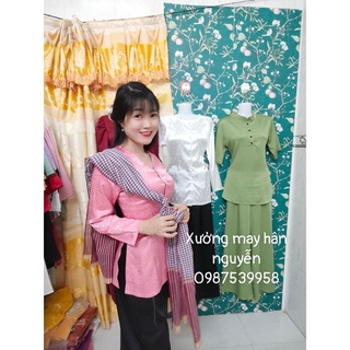 ÁO BÀ BA GẤM ĐÔNG HƯNG ( CÓ KÈM QUẦN )