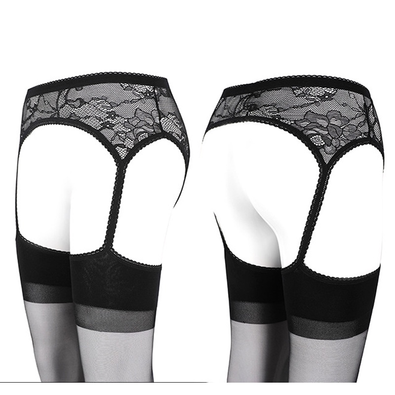 Tất VARSBABY N172 phối ren dài trên đầu gối quyến rũ cao cấp thời trang cho nữ