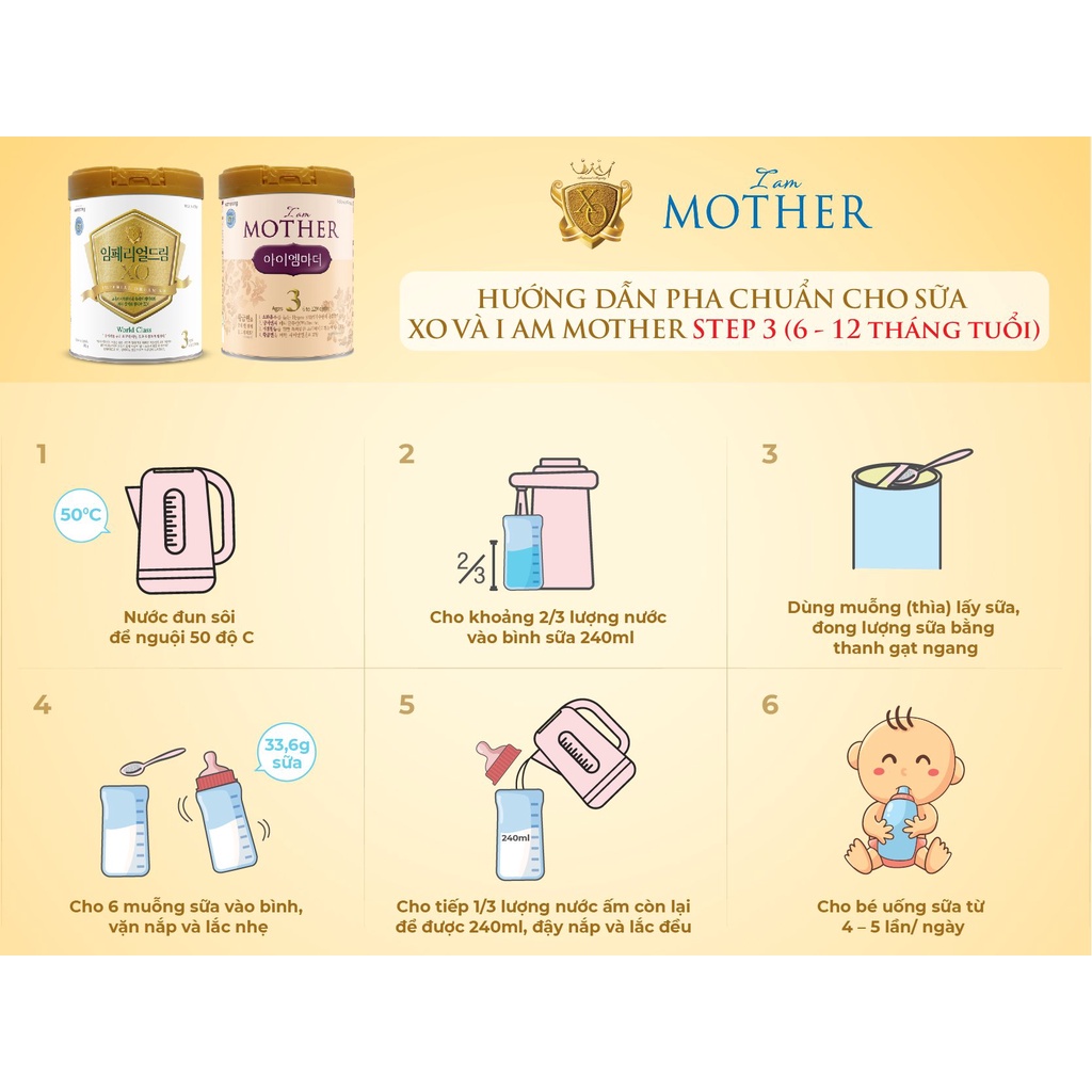 Sữa bột Namyang I Am Mother 3 800gr