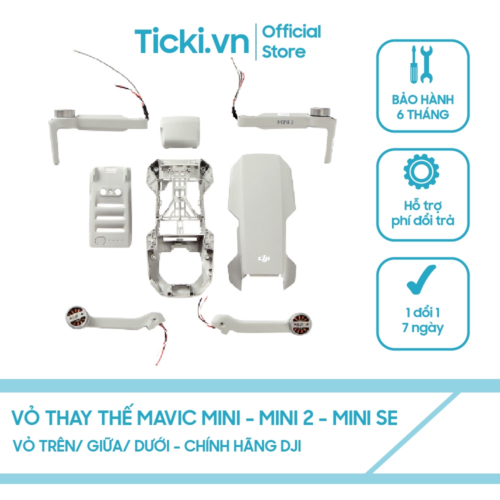 Vỏ DJI Mavic Mini Chính Hãng DJI Full Combo Vỏ Thay Thế Dành Cho Mavic Mini 1/ 2/ SE - Ticki.vn