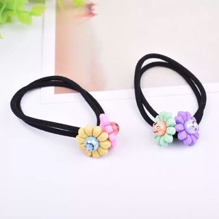 Sỉ 10 buộc tóc hoa mặt cười  37k
