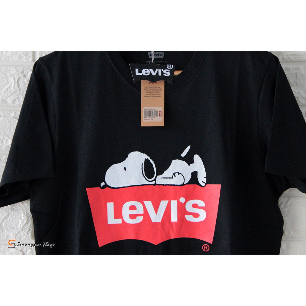 Áo Thun In Hình Snoopy Levis Thời Trang Năng Động