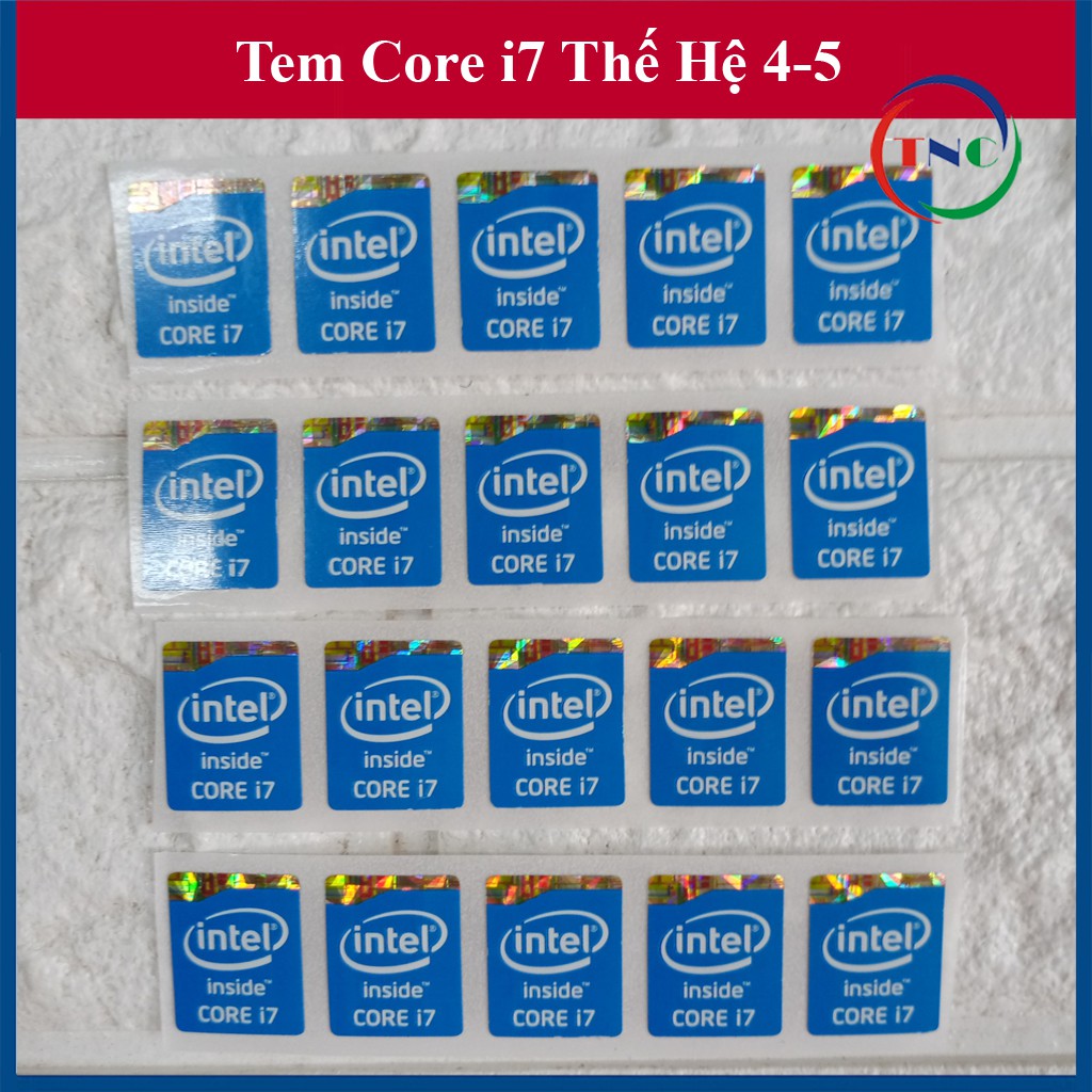 Tem Core i7 Thế Hệ 4 Tem Core i7 Thế Hệ 5 (Tem Core i7 Gen 4 / Tem Core i7 Gen 5) Thay Tem Máy Tính Tem Laptop Tem PC | WebRaoVat - webraovat.net.vn