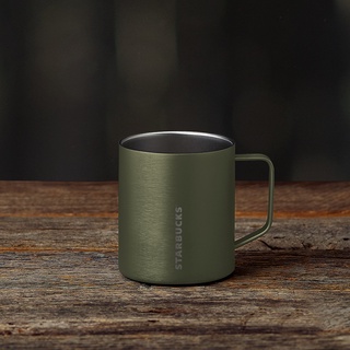 Cốc Mug Starbucks 14Oz Stainless Steel Olive Green
