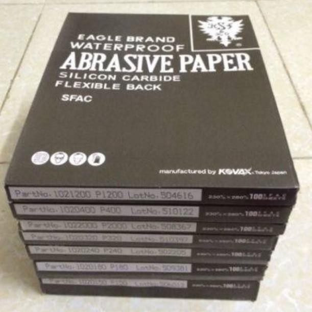 [Bán sỉ] Giấy nhám Kovax Nhật-NK trực tiếp ( Tập 100 tờ)