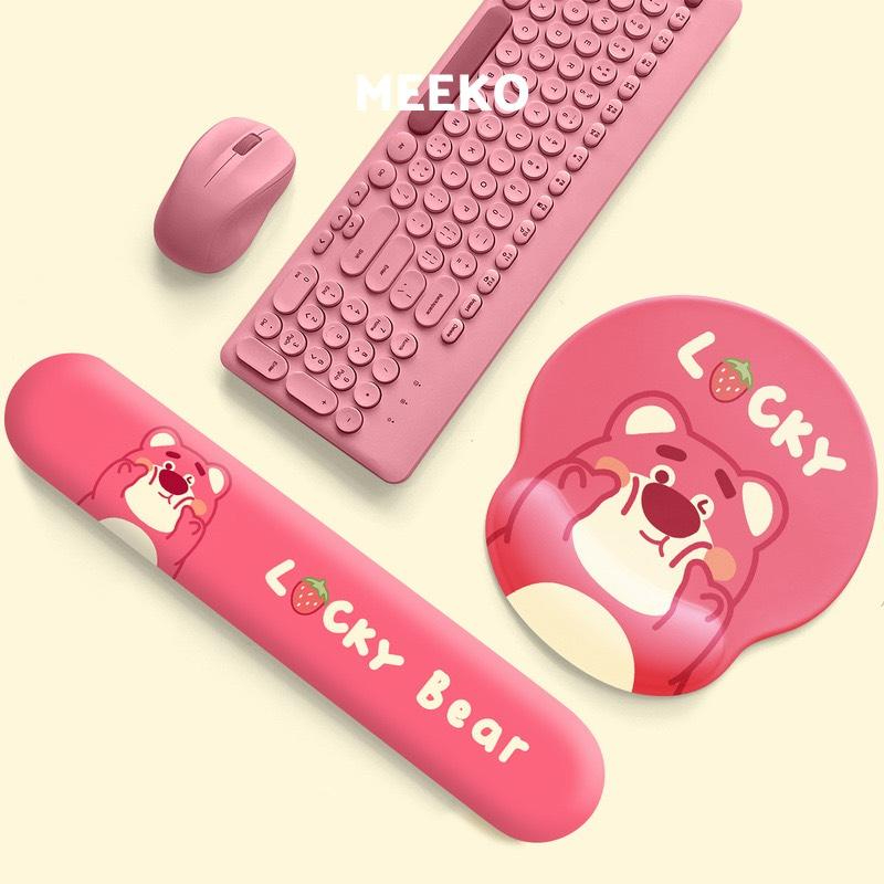 Combo lót chuột kèm kê tay mềm mại Mezy Mouse MEEKO