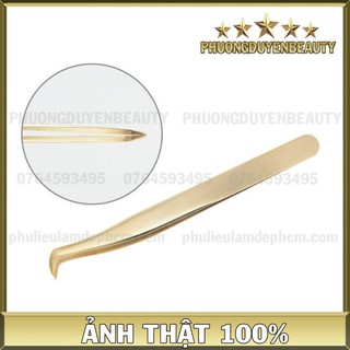 Nhíp volume vàng gold nối mi loại 1 - bao test toàn quốc