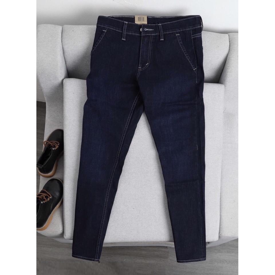 QUẦN JEAN NAM XANH TRƠN CÓ SIZE ĐẠI SHOP 3.702