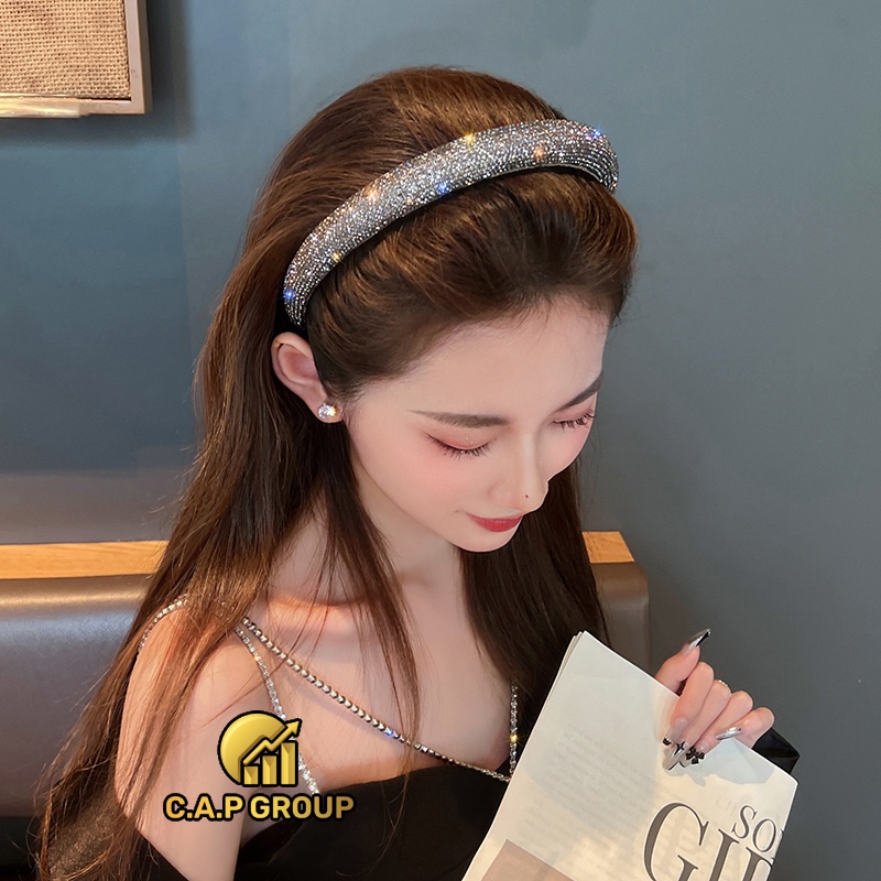 Bờm tóc đính đá Hàn Quốc lấp lánh Bling Bling Cute dễ thương - 0III9i