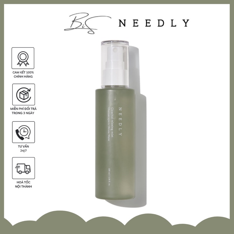 (Có sẵn) Xịt khoáng thư giãn làm dịu da NEEDLY Cicachid Relaxing Mist 100ml | BigBuy360 - bigbuy360.vn