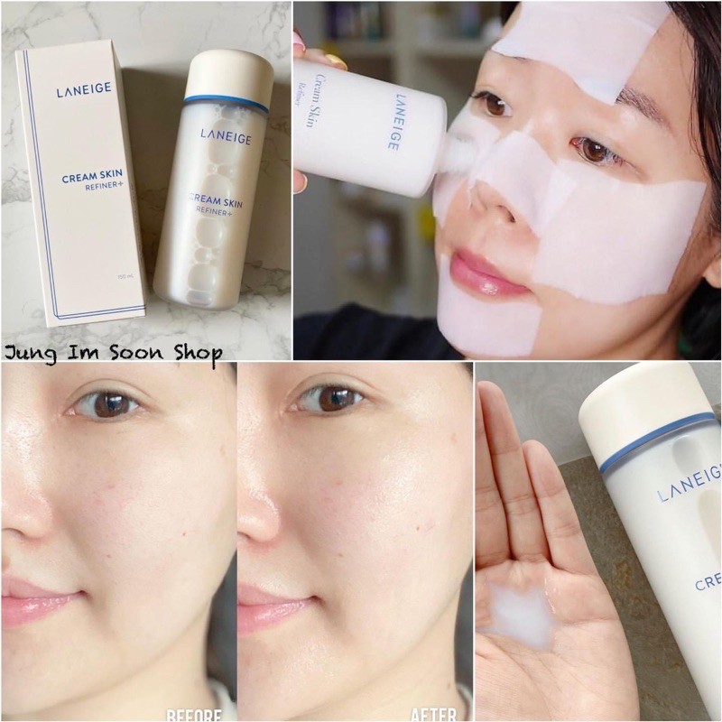 Nước Hoa Hồng Nổi Tiếng LANEIGE Cream Skin Refiner Phiên Bản + Mới Nhất