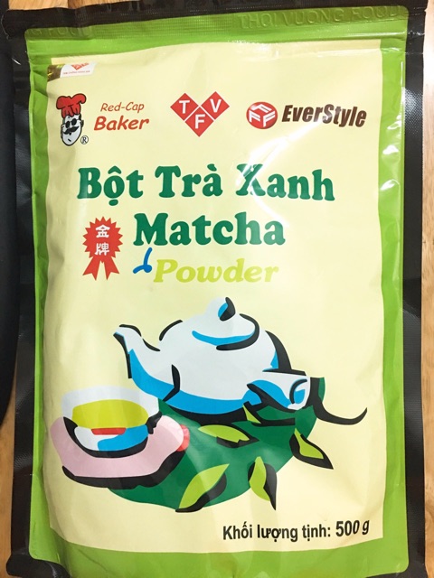 Bột Matcha Trà xanh Đài Loan túi 500g