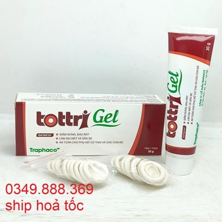 Tottri Gel tuýp 30g giảm sưng, đau rát