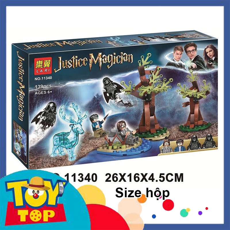 Đồ chơi lắp ráp ghép Harry Potter thần hộ vệ khu rừng Expecto Patronum xếp hình Bela / Lari 11340