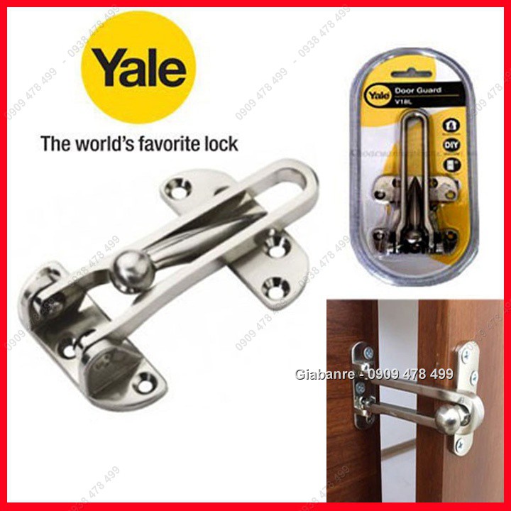 BỘ CHỐT CỬA AN TOÀN YALE INOX CAO CẤP - 6045.3