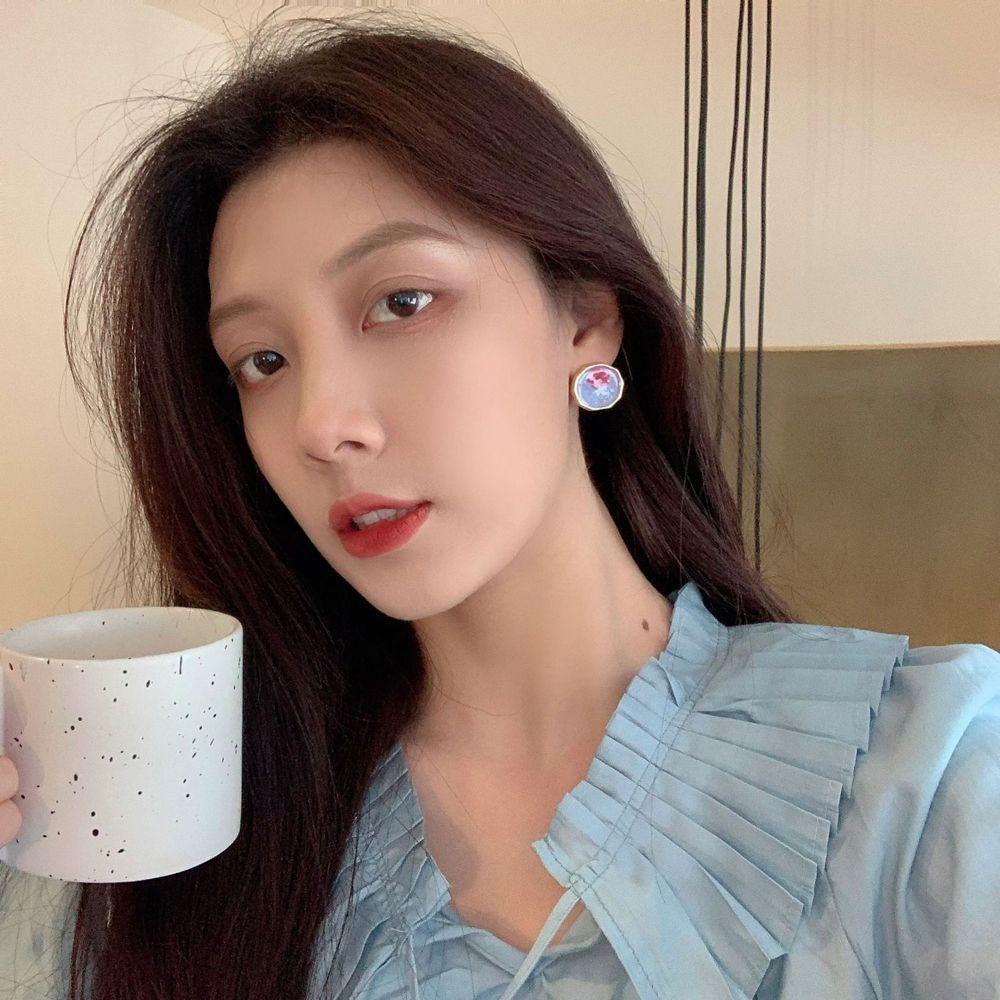 Bông Tai Hoa Khô Mini Phong Cách Vintage|Khuyên Kẹp Vành Tai Phong Cách Retro Thời Trang Cho Nữ