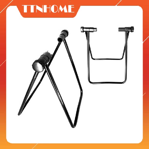 Giá sửa xe đạp giá cân vành chân chống xe đạp chữ U thép sơn tĩnh điện