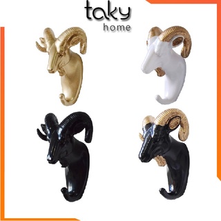 Móc Hình Đầu Dê Treo Tường Trang Trí, Treo Móc Chìa Khóa, Đồ Dùng Cá Nhân, Theo Phong Cách Retro Mới Lạ. TakyHome 2241