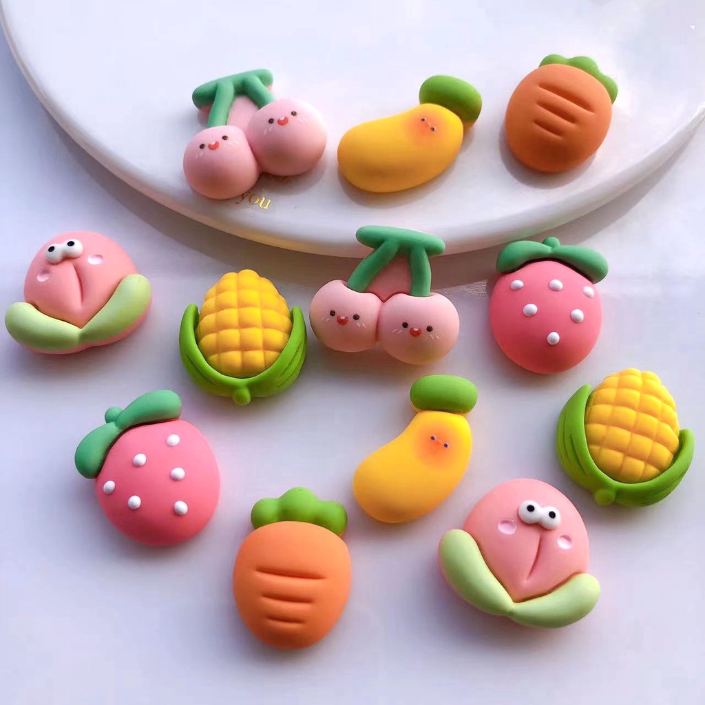 Miếng Dán Trang Trí Tủ Lạnh Hình Trái Cây Hoạt Hình DIY