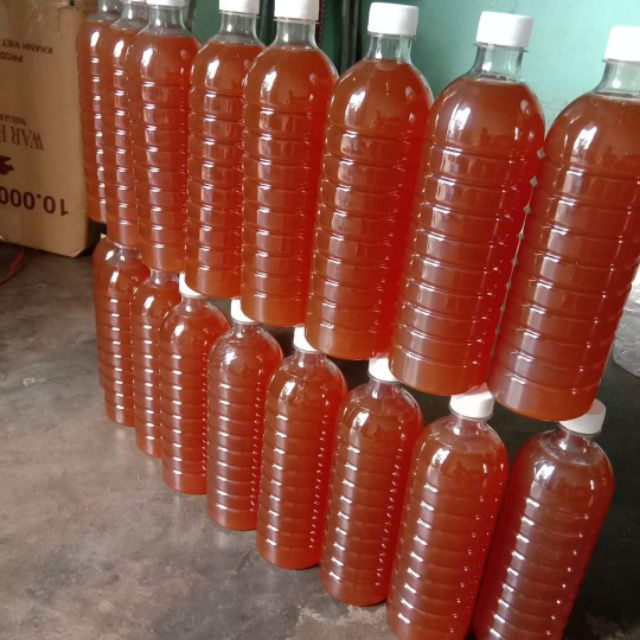 Mật ong Daklak nguyên chất đặc sánh chai 1 lít bao test
