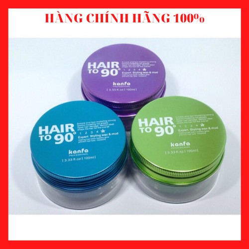 Sáp vuốt toc, sáp tạo kiểu, không bết Hair To 90 KanFa