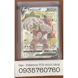 Thẻ bài Pokemon TCG : Rillaboom V Shiny (Rillaboom V - SV105/SV122 - Shiny Rare) chính hãng