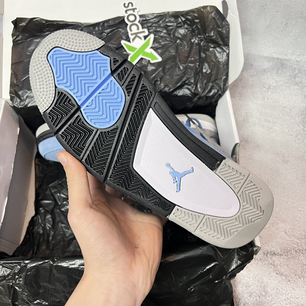 Giày Sneaker Jordan 4 Retro “University Blue” - Bản Tiêu Chuẩn