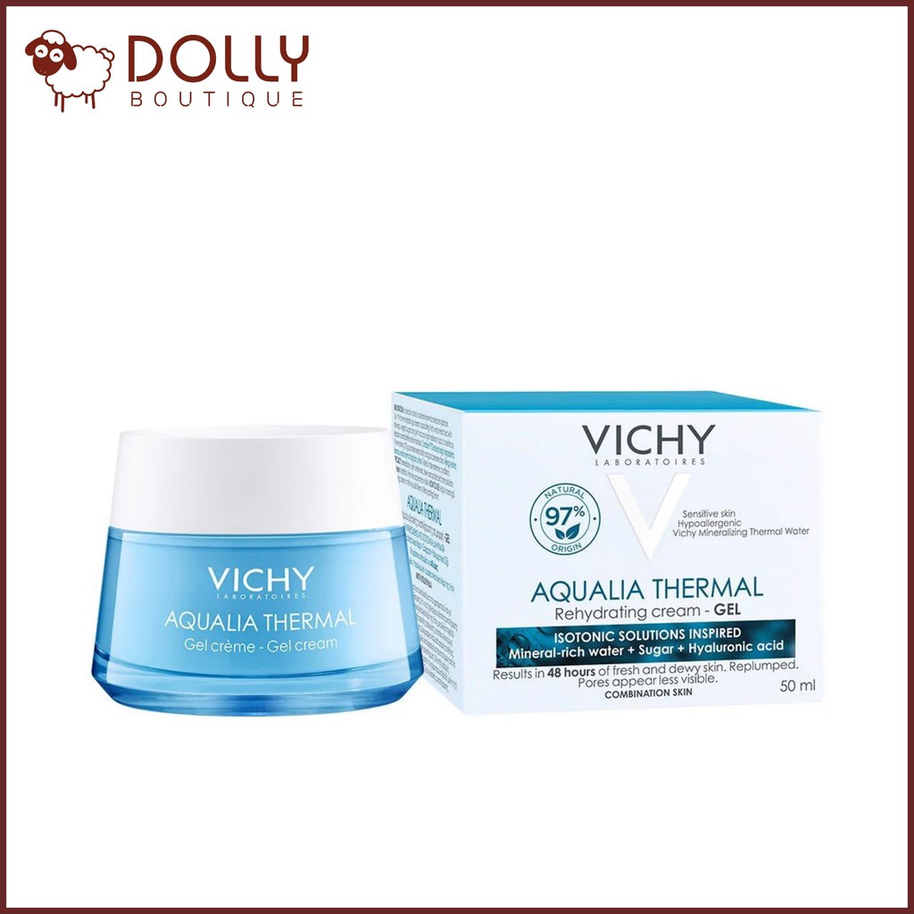 Kem Dưỡng Ẩm Và Cung Cấp Nước Dạng Gel G Vichy Aqualia Thermal Cream-Gel 50ml