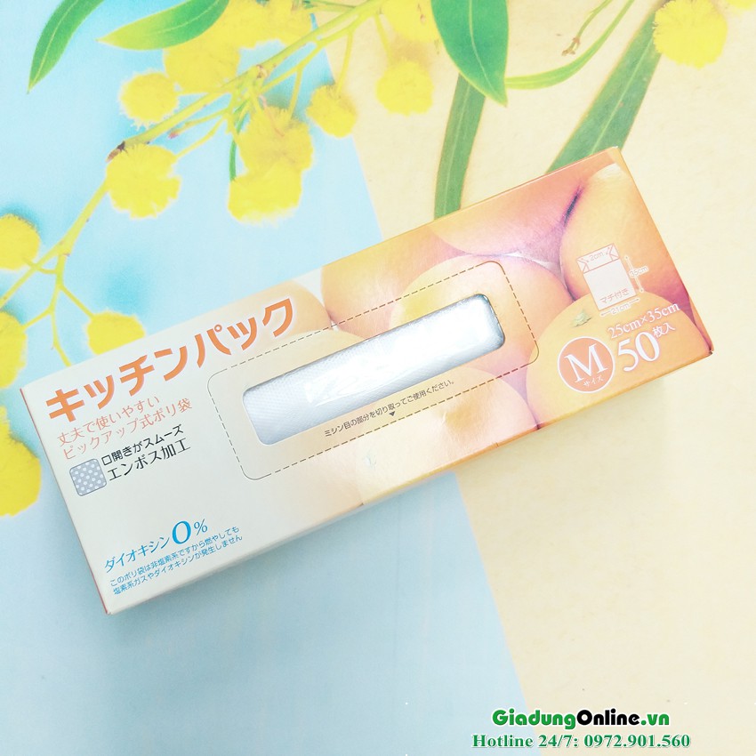 50 Túi linon bảo quản thực phẩm Ube hàng Nhật