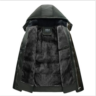 Áo Phao Nam Siêu Ấm Mùa Đông 2024- Áo phao lót lông siêu dày, chống đại hàn form to