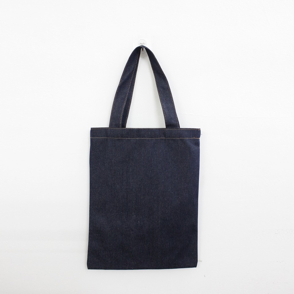 Túi Tote Jean Aaa Jeans Vải Raw Denim Đa Năng