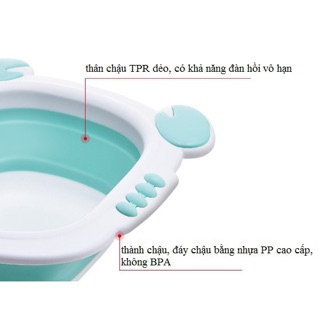 Chậu rửa mặt gấp gọn Hanbei