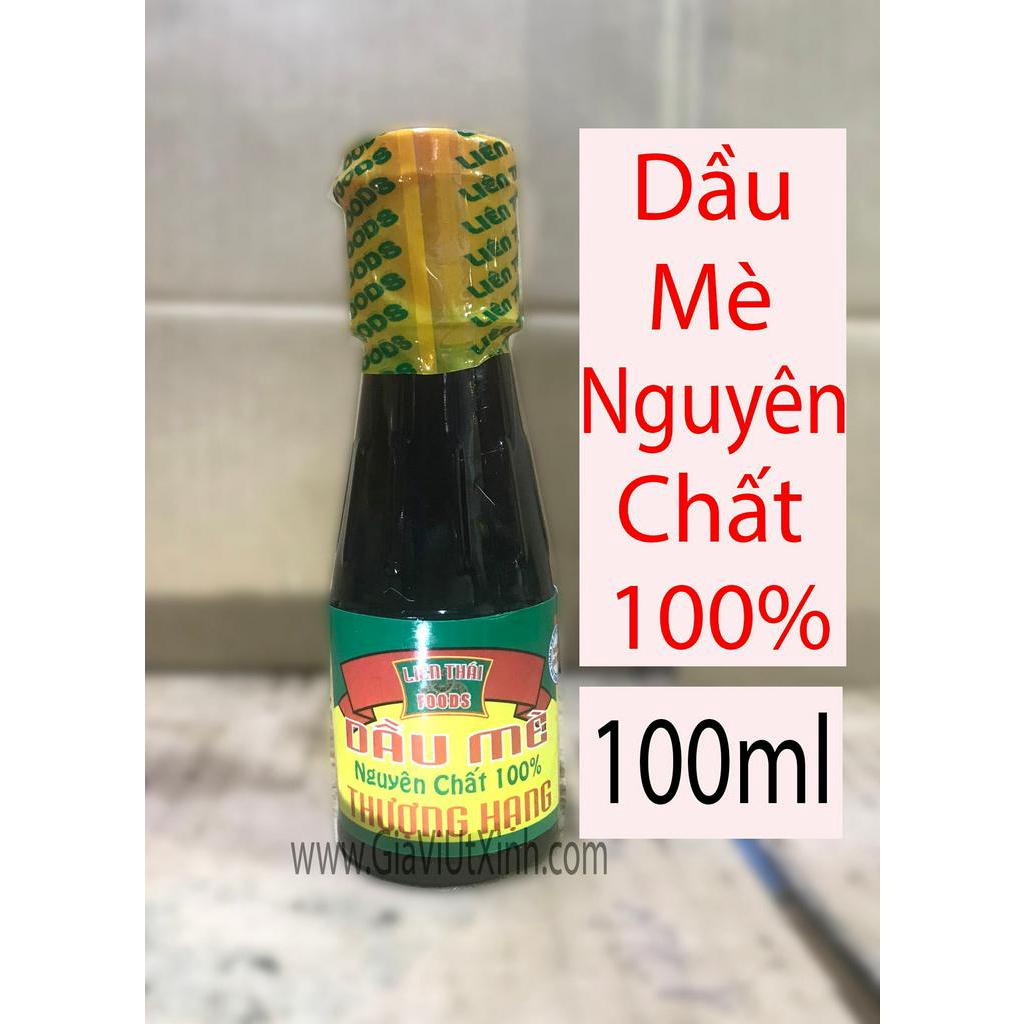 DẦU MÈ NGUYÊN CHẤT 100% 100ML - LIÊN THÁI - 100% ROASTED PURE SESAME OIL