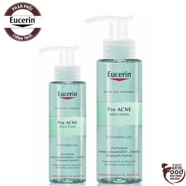 Sữa Rửa Mặt Dạng Gel Eucerin Acne-Oil Control Pro Acne Solution Cleansing Gel