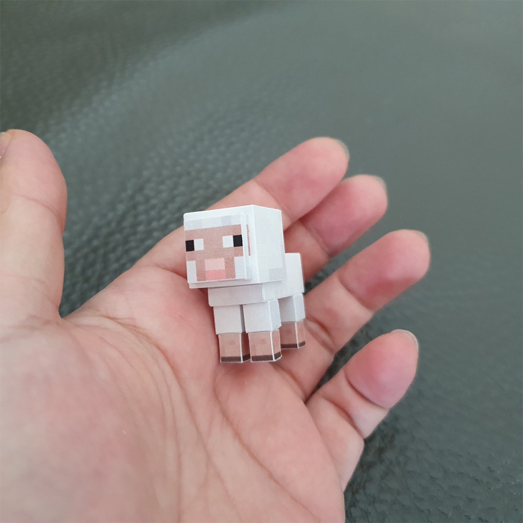Mô hình giấy Baby sheep – Minecraft