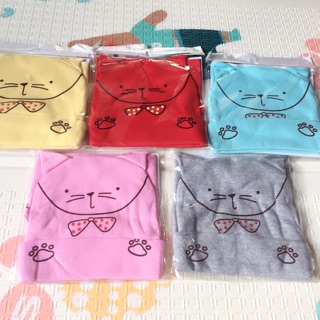 SÉT  KHĂN MŨ YẾM COTTON CHO BÉ