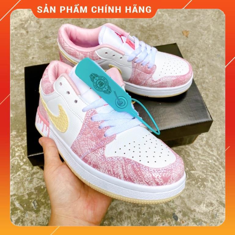 Giầy jordan 1 hồng kem fullbox chất đẹp | BigBuy360 - bigbuy360.vn